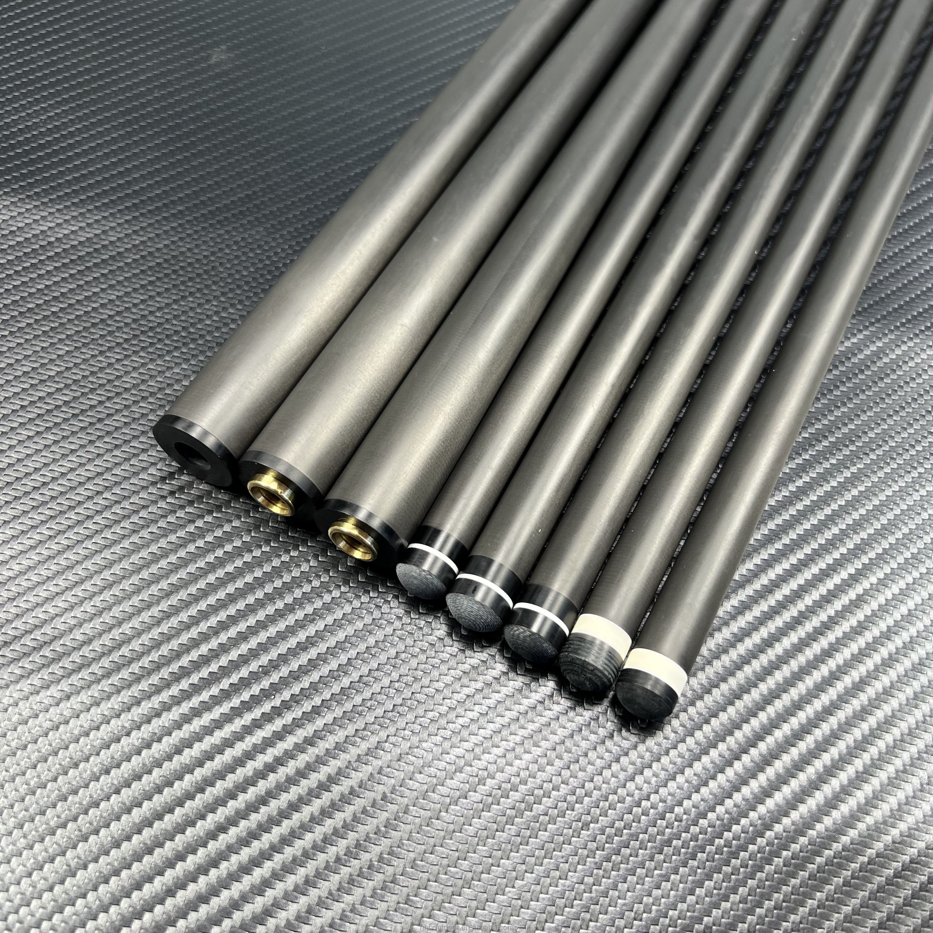 Best ultra Low Deflection 3/8-10 Uniloc Radia Carbon Fiber Billiard Cues