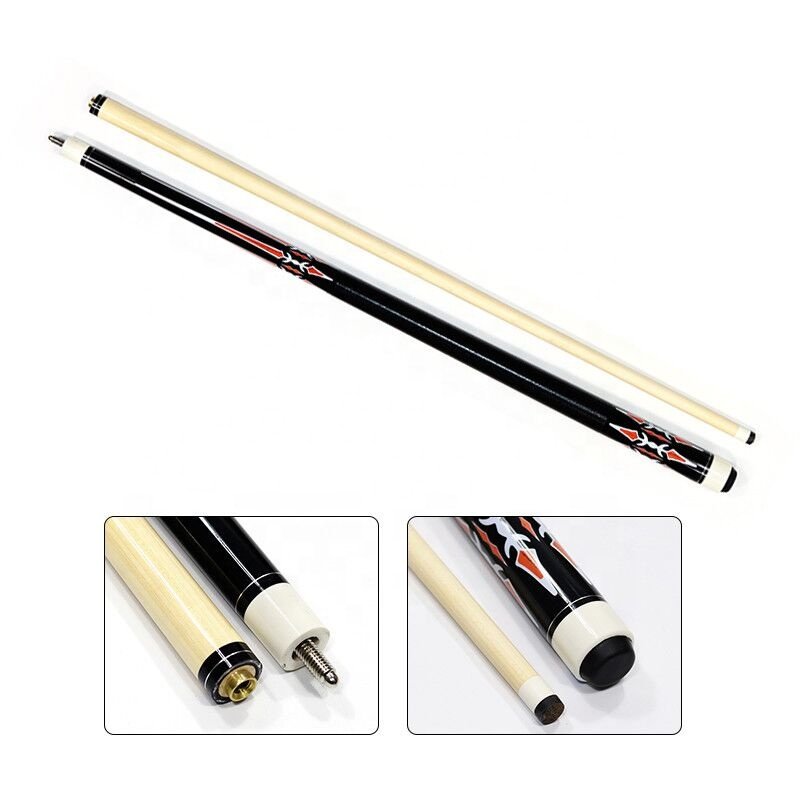 Assorted Color Maple Wood 57" 1/2 Jointed Billiard Pool Cue Stick Factory Sell