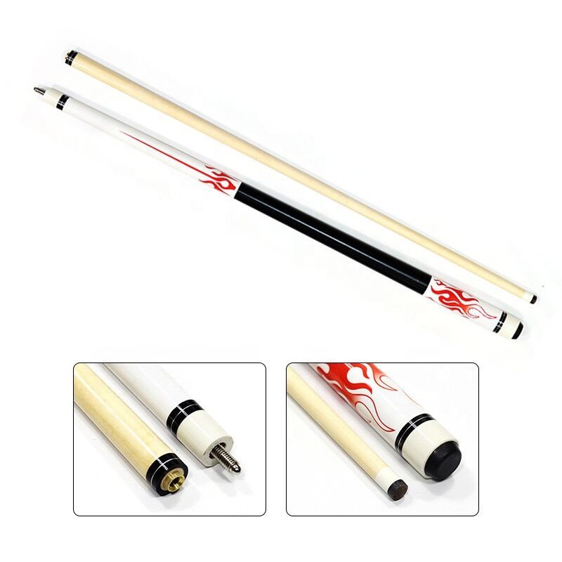 Assorted Color Maple Wood 57" 1/2 Jointed Billiard Pool Cue Stick Factory Sell