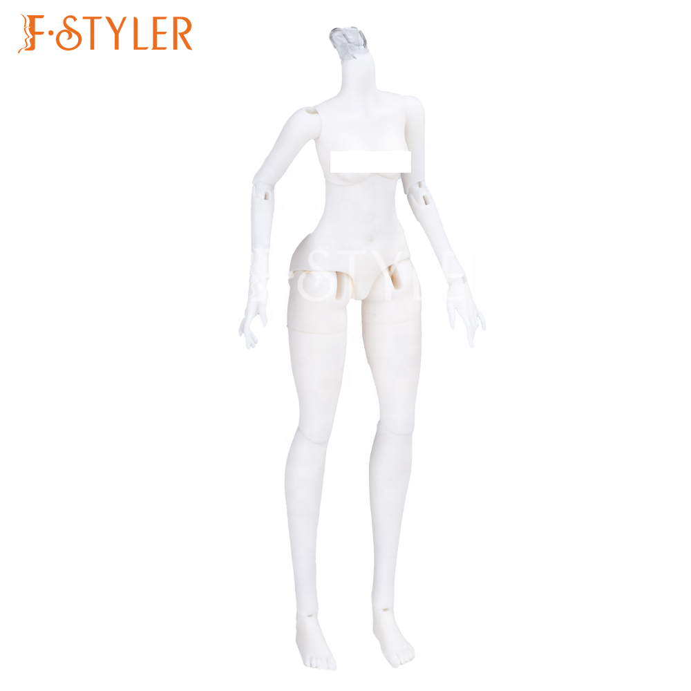 FSTYLER BJD Doll Body 1/6 Gift Big Chest Models Flexible Movable Joints Ball-jointed Resin Girl Dolls Body for Role Play