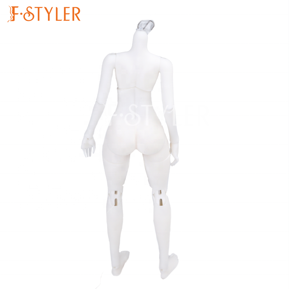 FSTYLER BJD Doll Body 1/6 Gift Big Chest Models Flexible Movable Joints Ball-jointed Resin Girl Dolls Body for Role Play