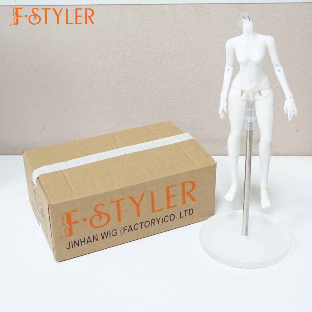FSTYLER BJD Doll Body 1/6 Gift Big Chest Models Flexible Movable Joints Ball-jointed Resin Girl Dolls Body for Role Play