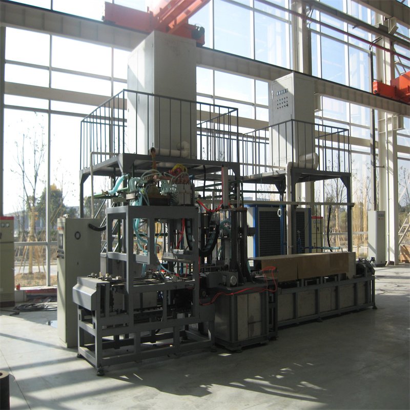 Quenching and Tempering of Large Chain Rail Joints Machine Tools Induction Heating Machine Quenching Machine