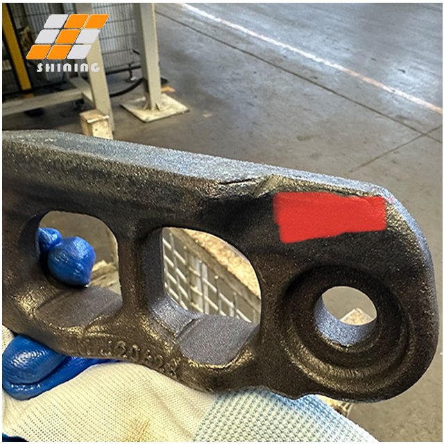 Quenching and Tempering of Large Chain Rail Joints Machine Tools Induction Heating Machine Quenching Machine