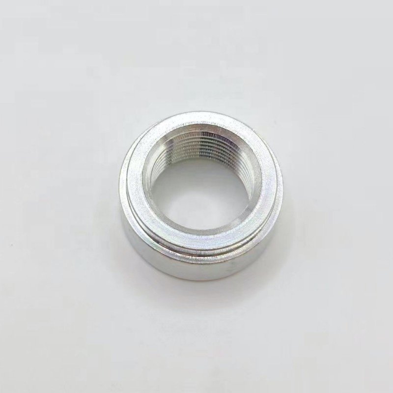 Custom Aluminum Half Coupling Bung Based Steel Upper Ball Joint Sleeve Stepped Weld Bung Trachea Nut 1/8 1/4 3/8 1/2 3/4 NPT