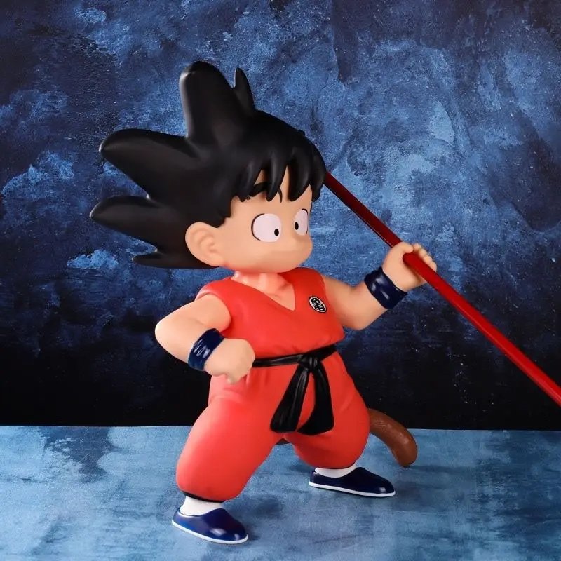 2025 47cm Drag-on Ball Figure Large Childhood Long Stick Sun Wukong Joint Movable Young Wukong Animation Ornament Cartoon