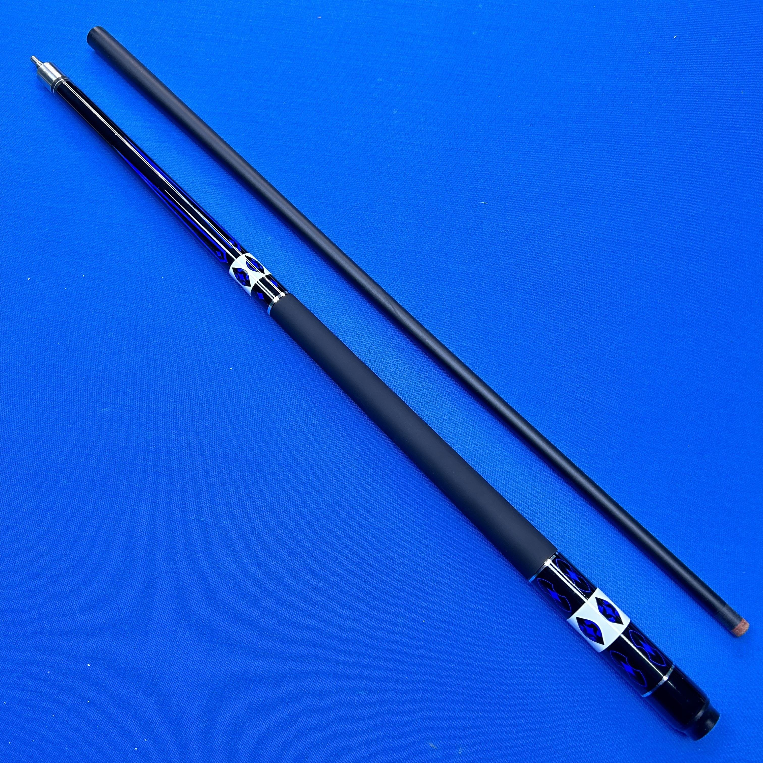 Hot Selling 57inch 13mm Carbon Pool Cue 1/2-PC Exquisite Patterns Carbon Fiber Stainless Steel Joint Billiard Cue Stick for Sale