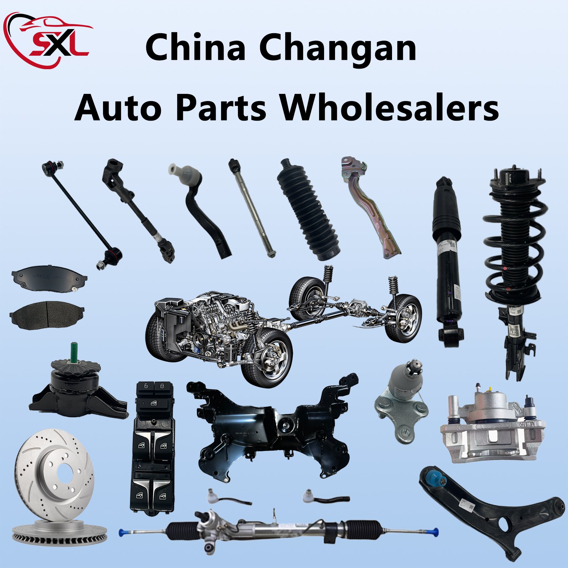 S201049-1800 Front Linkage Assembly Front Stabilizer bar Ball Joint for China Changan Automobile CS55PLUS Balance Linkage