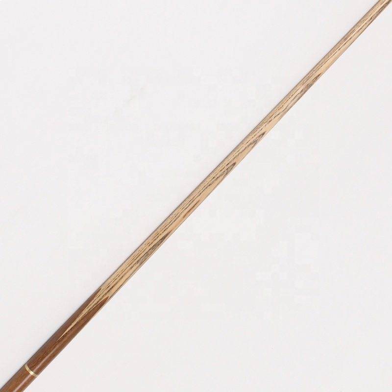 TQG-JX-027 Stick 3/4 Jointed Ash Wood Stainless Steel Butt Factory Direct Pool Accessory Custom Logo Carbon Fiber Snooker Cue