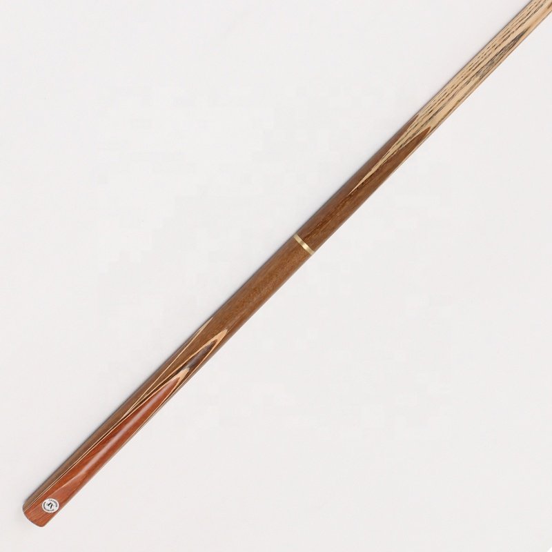 TQG-JX-027 Stick 3/4 Jointed Ash Wood Stainless Steel Butt Factory Direct Pool Accessory Custom Logo Carbon Fiber Snooker Cue