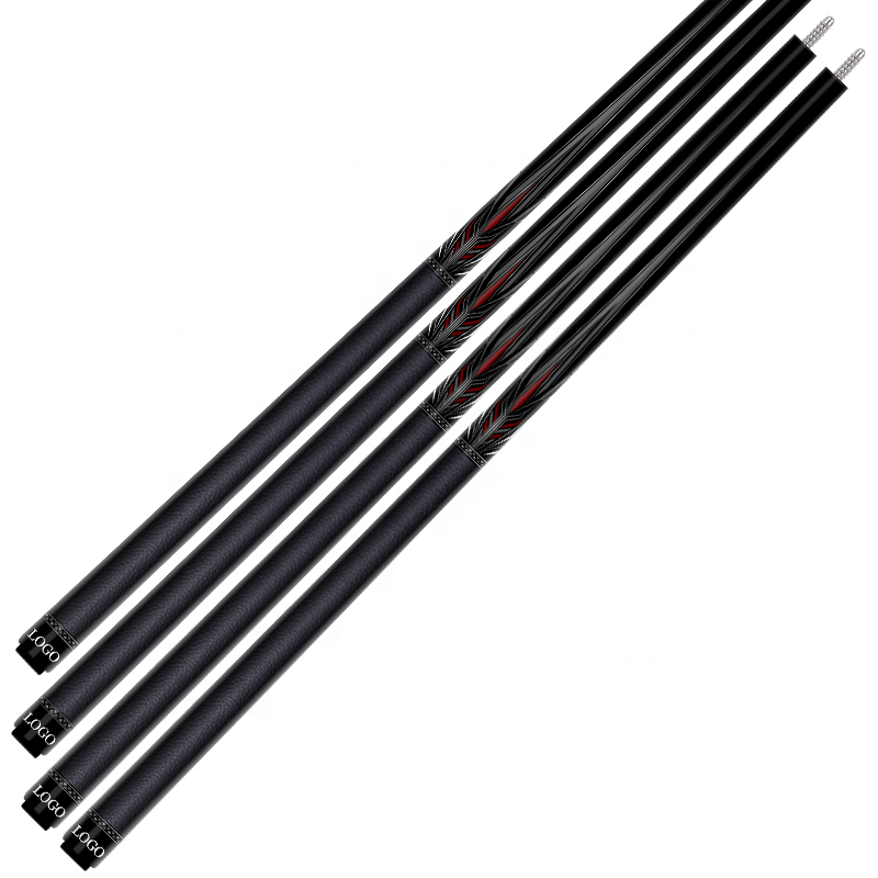 TQG-LC-C17 Play Cue Factory Custom Pool Cue Stick 1/2 Split 12.5mm Maple Butt Designs Stainless Joint Butt Billiards Cue