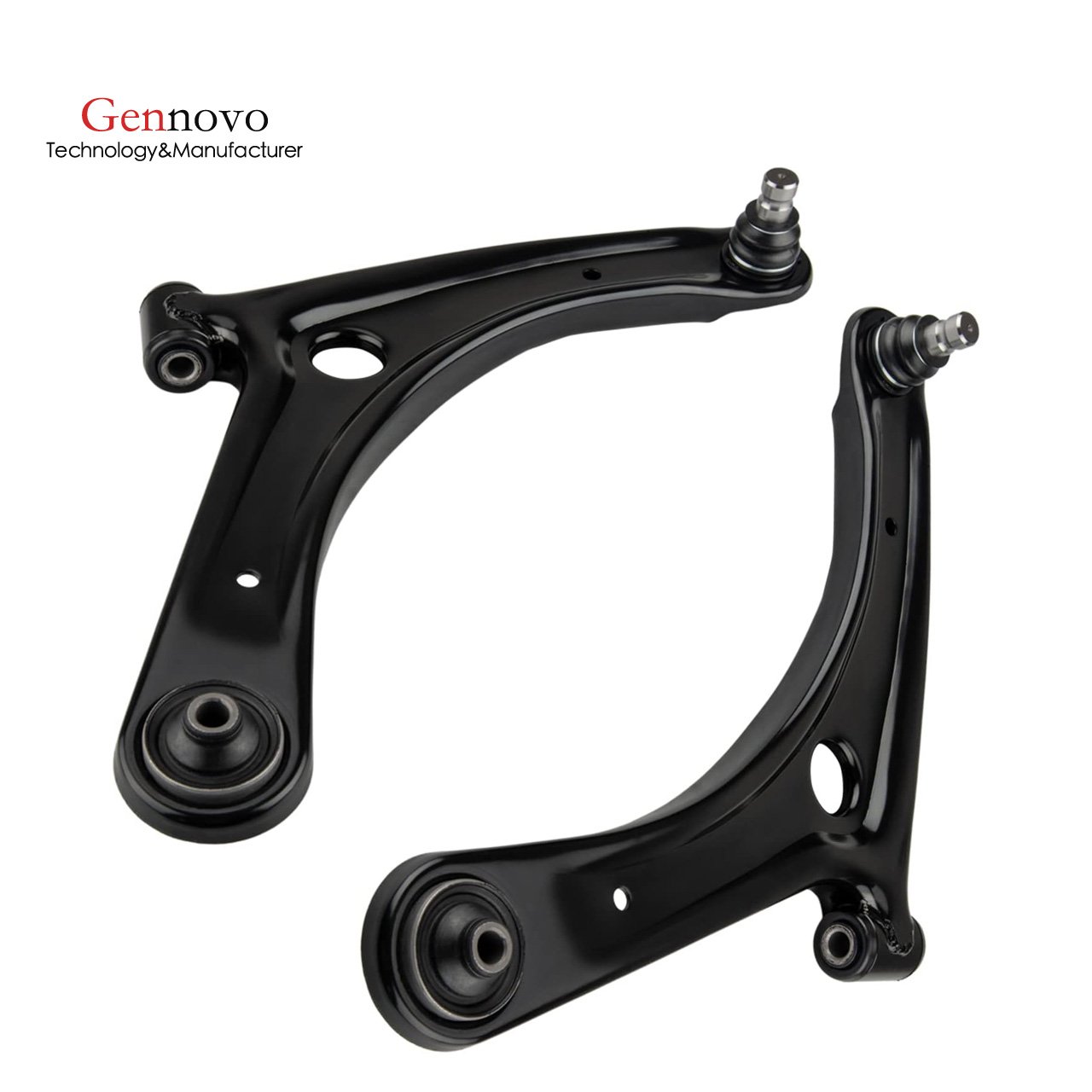 Gennovo OEM Quality Suspension Control Arm Kit K620066 K620065 EV80645 ES800408 K750385 for Dodge Caliber Jeep Compass Patriot