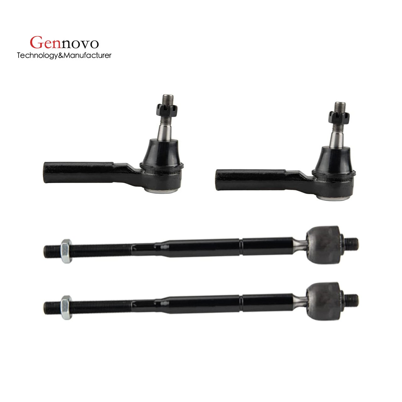 Gennovo OEM Quality Suspension Control Arm Kit K620066 K620065 EV80645 ES800408 K750385 for Dodge Caliber Jeep Compass Patriot