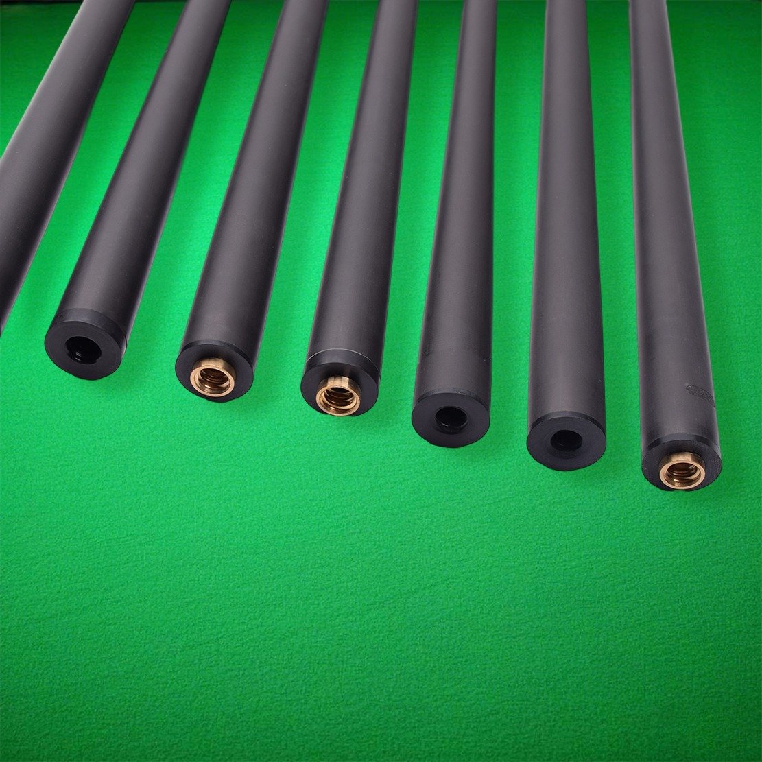 Carbon Fiber Break and Jump Pool Cue Billiard Stick Low Deflection 12.8mm 13mm