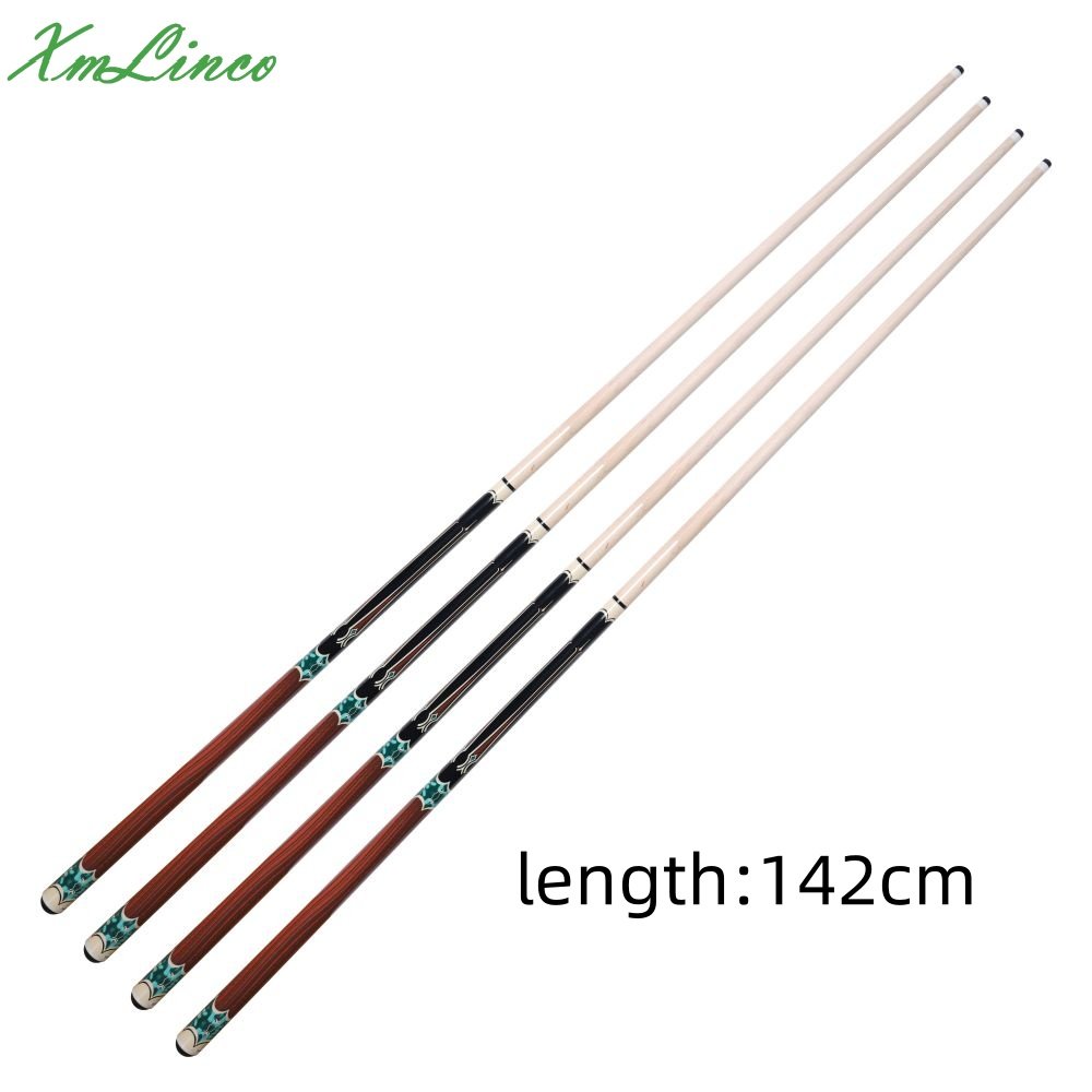 New Customized Xmlinco Carom Pool Cue High Grade Sticker 12mmTip Size VP2 Pin 142cm Hard Maple Shaft 142cm