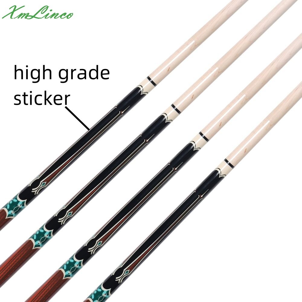 New Customized Xmlinco Carom Pool Cue High Grade Sticker 12mmTip Size VP2 Pin 142cm Hard Maple Shaft 142cm