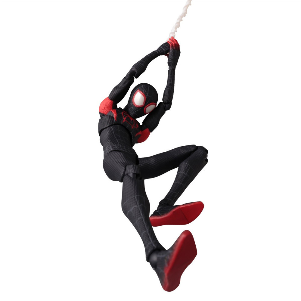 Miles Morales Destroyer Action Figure Good Quality PVC Spiderman Model Marvel Characters Accessory for Toys Gifts New Condition