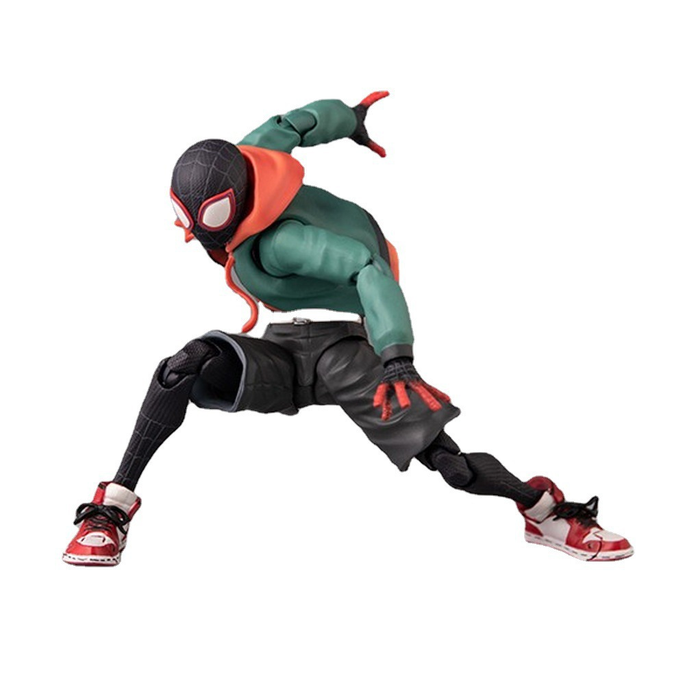 Miles Morales Destroyer Action Figure Good Quality PVC Spiderman Model Marvel Characters Accessory for Toys Gifts New Condition