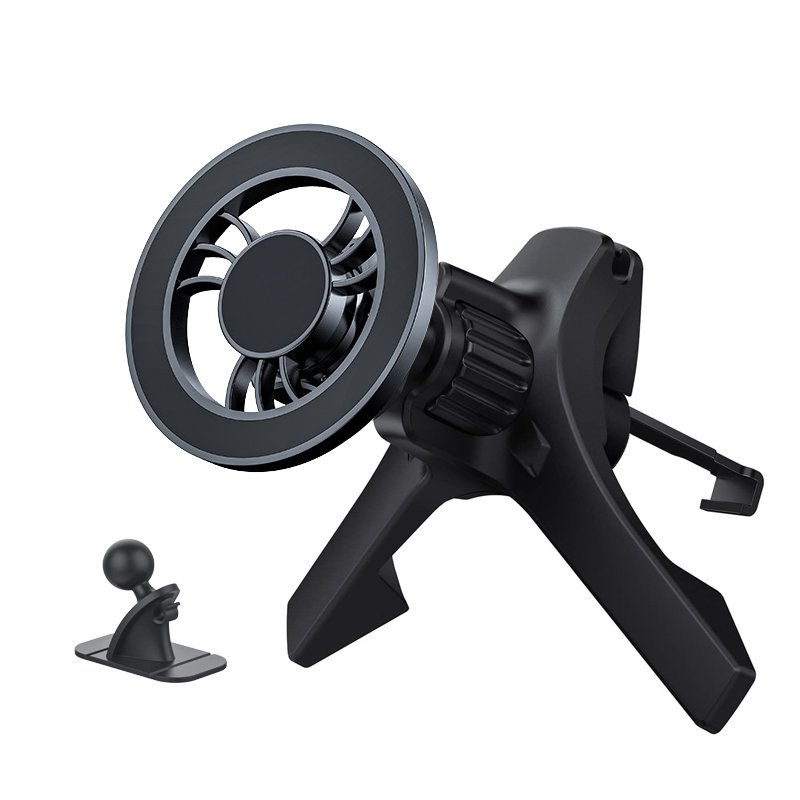 New 17mm/0.67 Inch Universal Joint Ball Car Phone Holder Magnetic Car Mount Base for MagSafe iPhone 15 14 13 12