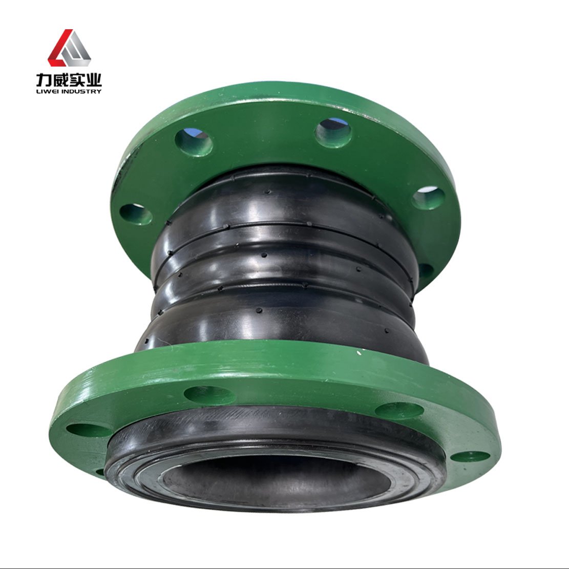 Double Ball Rubber Compensator Rubber Bellows Flange Rubber Joints Wear and Oil Resistant