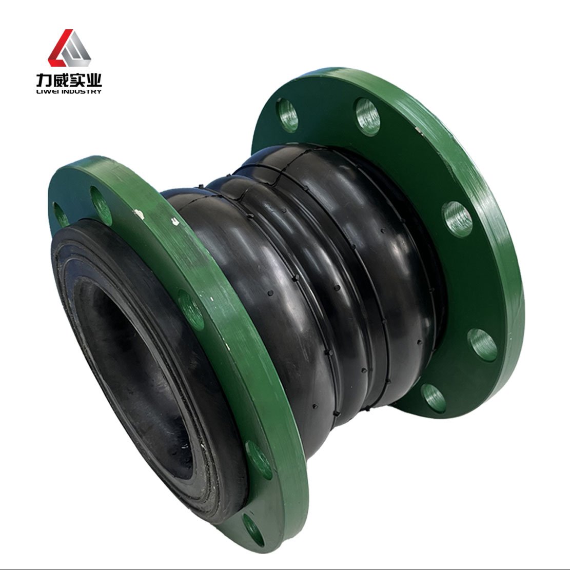 Double Ball Rubber Compensator Rubber Bellows Flange Rubber Joints Wear and Oil Resistant