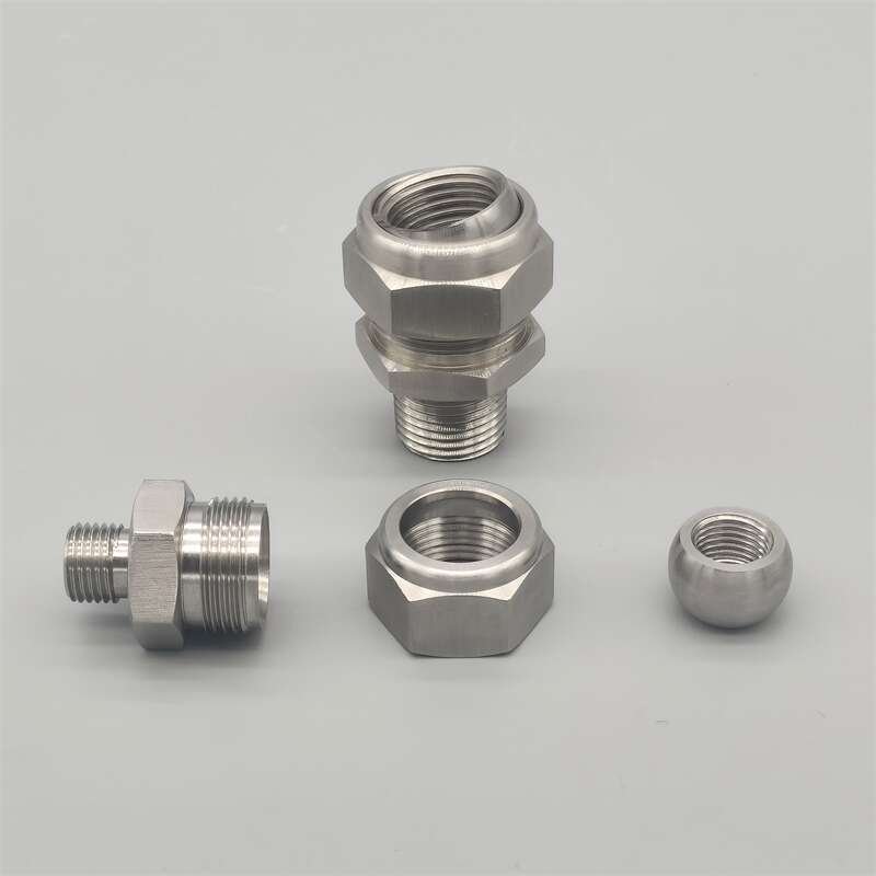 YUHU 36275 155 Adjustable Swivel Ball Joints Nozzle,Stainless Steel Adjustable Swivel Ball Joint
