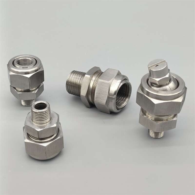 YUHU 36275 155 Adjustable Swivel Ball Joints Nozzle,Stainless Steel Adjustable Swivel Ball Joint