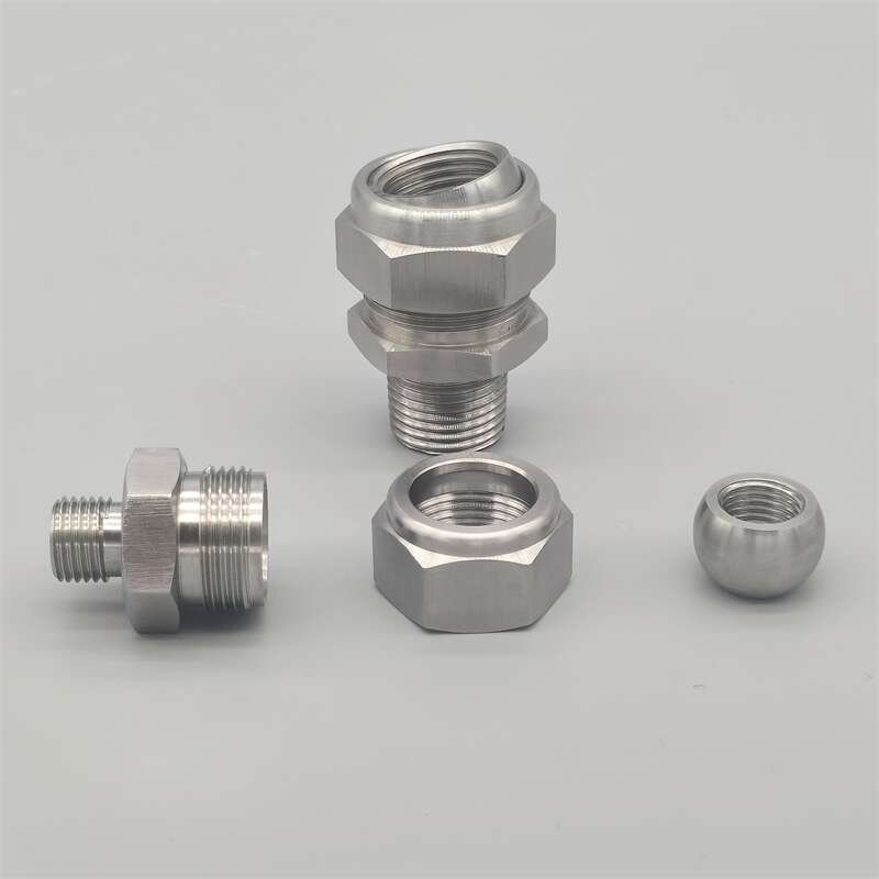 YUHU 36275 155 Adjustable Swivel Ball Joints Nozzle,Stainless Steel Adjustable Swivel Ball Joint