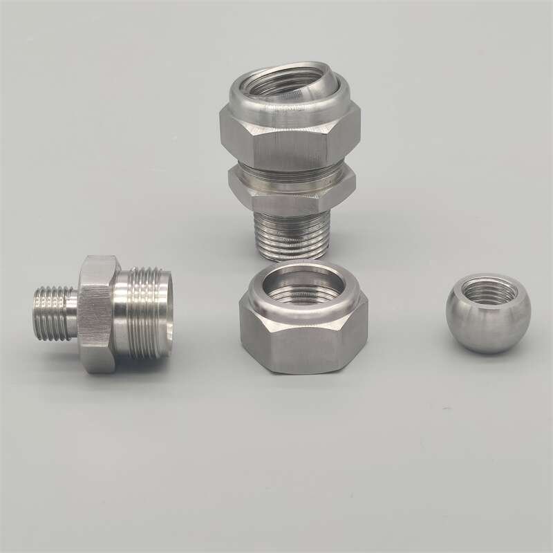 YUHU 36275 155 Adjustable Swivel Ball Joints Nozzle,Stainless Steel Adjustable Swivel Ball Joint