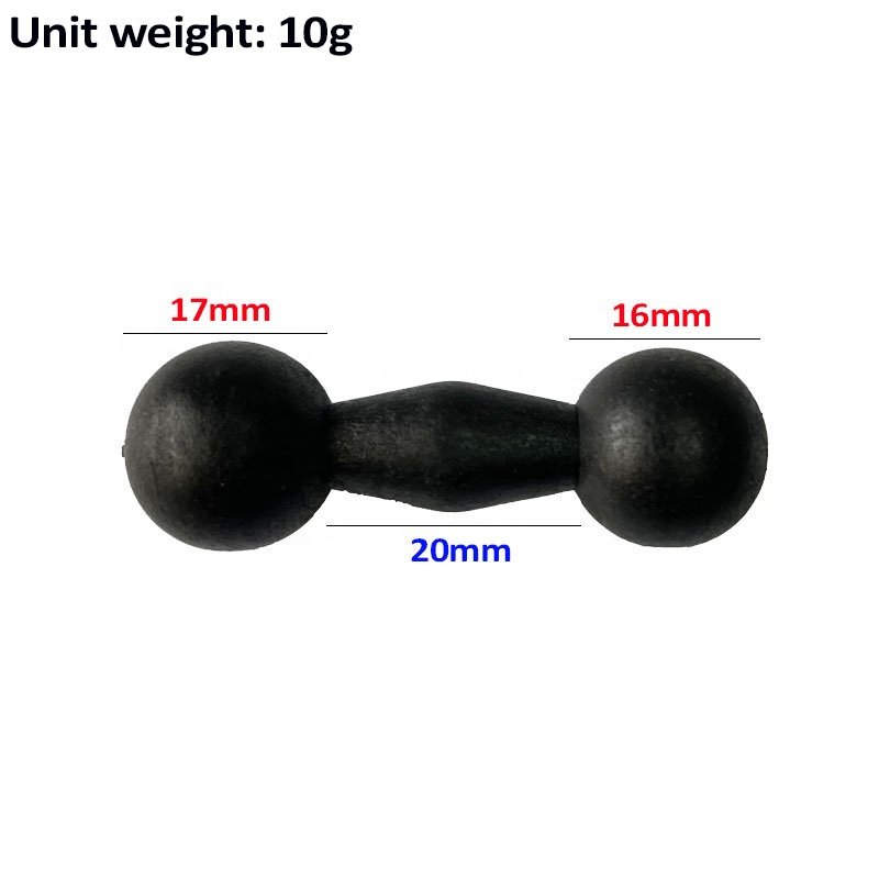 Strong Plastic Phone Car Holder Adapter Connector 16mm to 17mm Ball Joint Mount Double Socket Arm