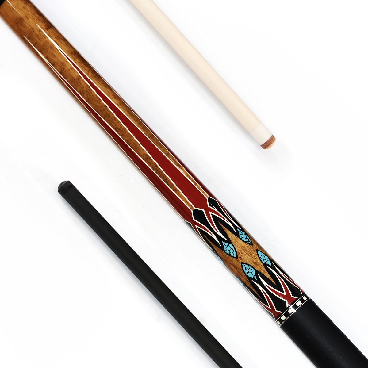 Lilqiong/VanQS Superior Quality 1/2 Carbon Shaft +Maple Shaft Billiard Pool Cue With 1B1S Cue Bag Accessories Set for Sale