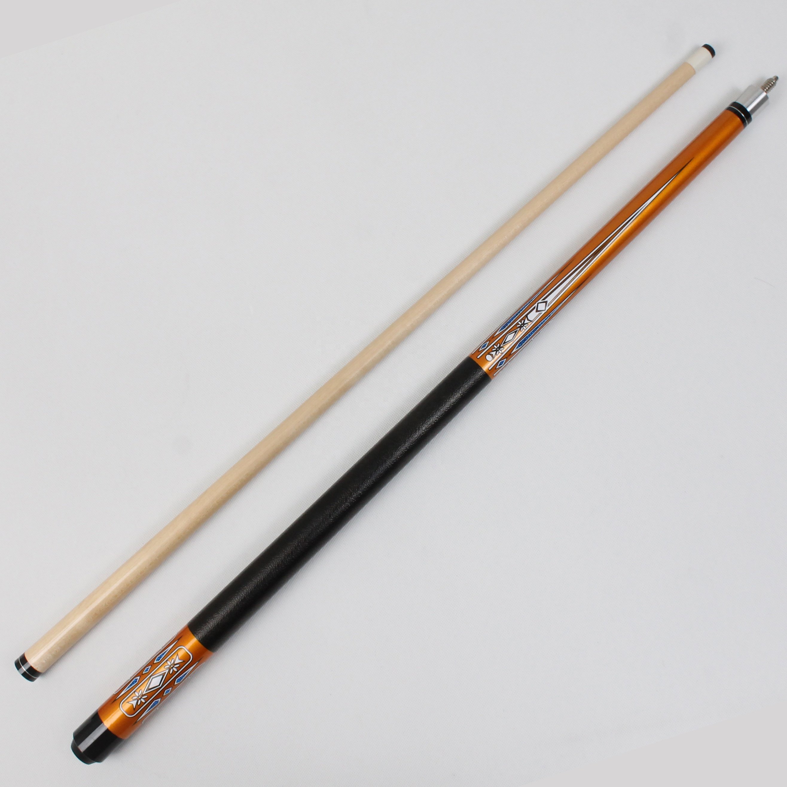 TQG-JX-002 New Premium Quality 1/2" 58\" Joint Snooker & Billiard Cues Tips Factory Direct Sale Made Premium Maple Wood Pool Cue