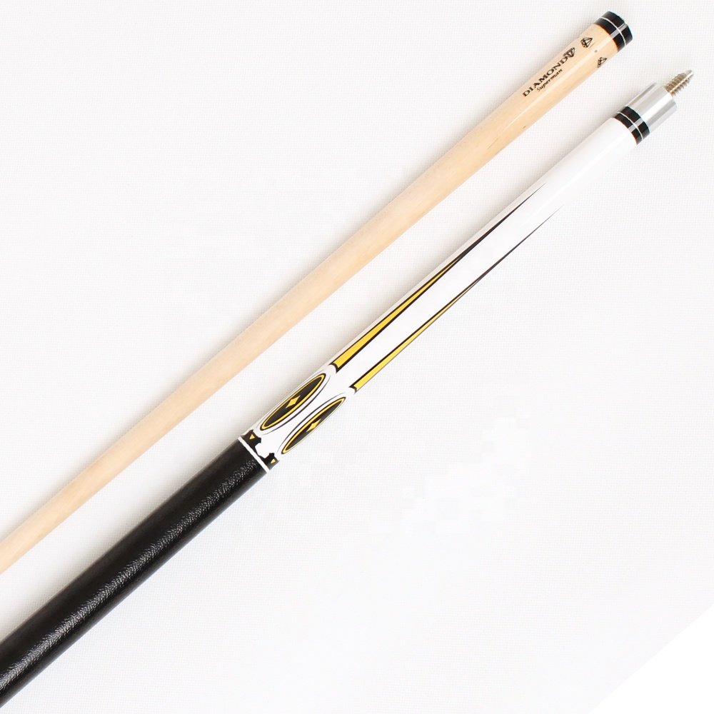 TQG-JX-002 New Premium Quality 1/2" 58\" Joint Snooker & Billiard Cues Tips Factory Direct Sale Made Premium Maple Wood Pool Cue