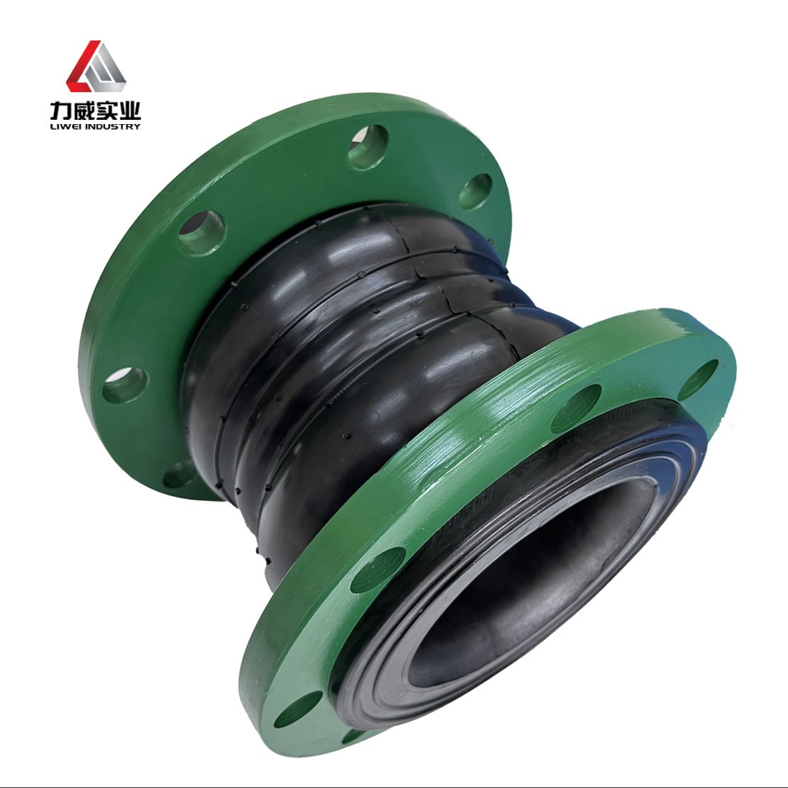 Double Ball Rubber Compensator Rubber Bellows Wear and Oil Resistant Flange Rubber Joints