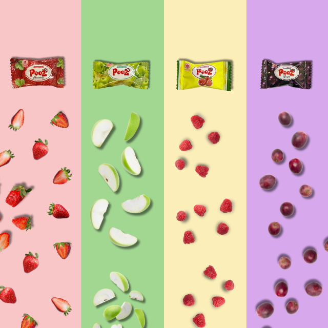 Hot Product 2024 POOZ Jelly Candy with 4 Different Flavors From HaiHa Confectionery