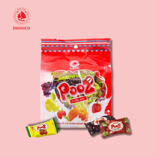 Hot Product 2024 POOZ Jelly Candy with 4 Different Flavors From HaiHa Confectionery