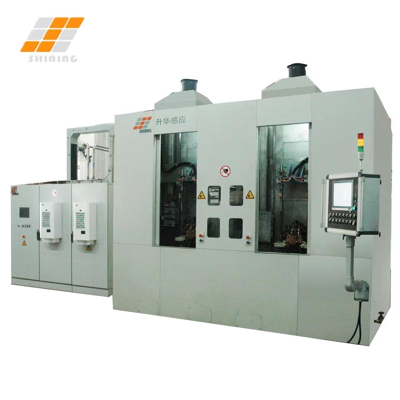 CNC Full Digital Control System High Efficiency Induction Hardening for Work Piece Movement Dual Station Quenching Machine