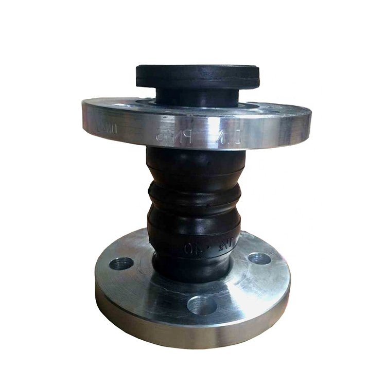 China Double Bellows Rubber Expansion Joint Expansion Rubber Bellows Flange Double Ball Flexible Joint