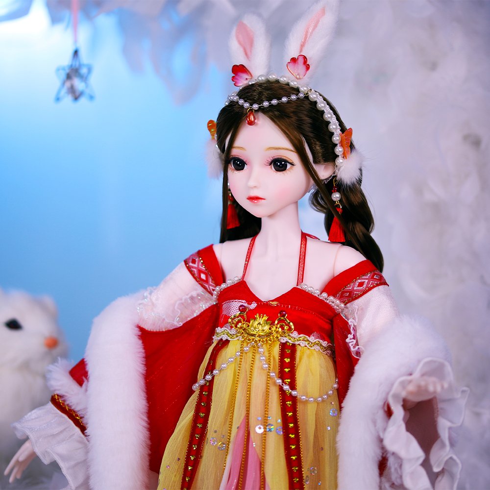 ICY DBS 60cm BJD Jointed Doll Fully Articulated Ball Jointed Doll for Customizable Play and Display