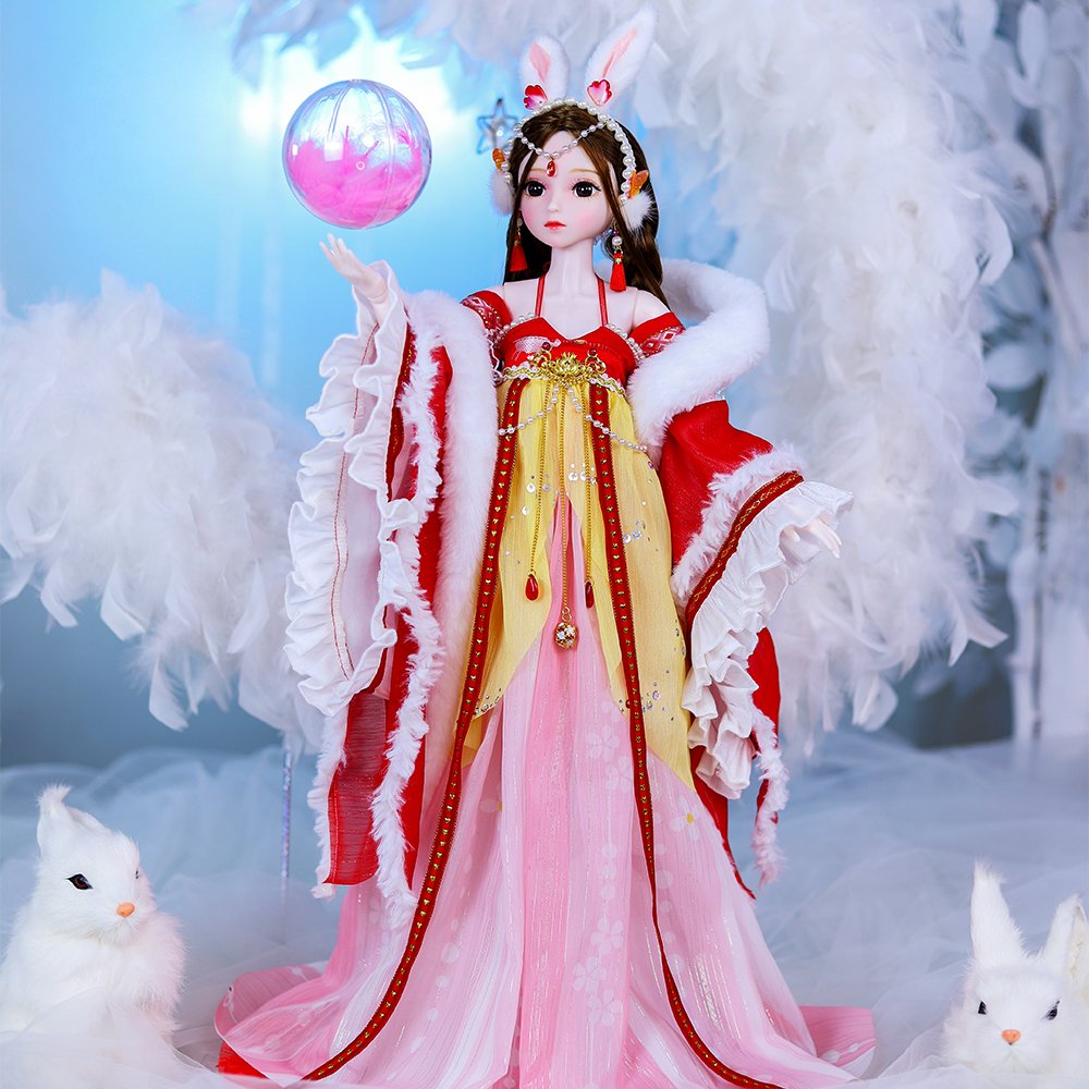 ICY DBS 60cm BJD Jointed Doll Fully Articulated Ball Jointed Doll for Customizable Play and Display