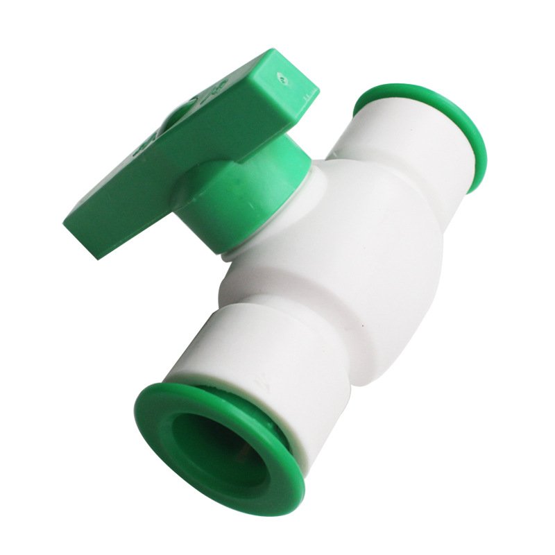 Hot Sale OEM Customizable PPR Hot Melt Quick Connect Ball Valve Full Plastic Joint Valve Fittings Manual Structure for Water