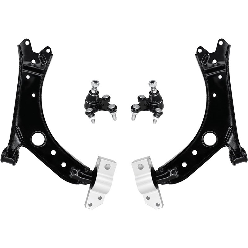 MS101147 Front Lower Control Arms Ball Joints Suspension Kit Replacement for Volkswagen Jetta Golf EOS GTI R32 Rabbit Audi A3