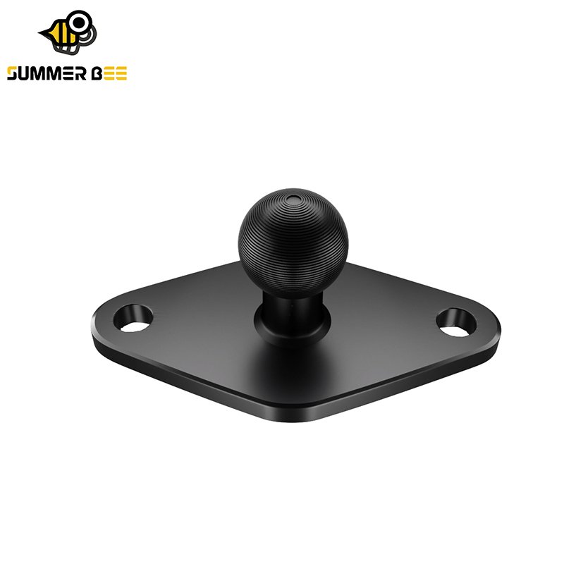 Summer Bee Aluminum 17mm Ball Head Mount Diamond Based With Screw Table Mobile Phone Holder Bracket Base Accessories AMPS Base