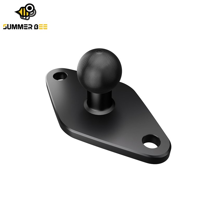 Summer Bee Aluminum 17mm Ball Head Mount Diamond Based With Screw Table Mobile Phone Holder Bracket Base Accessories AMPS Base