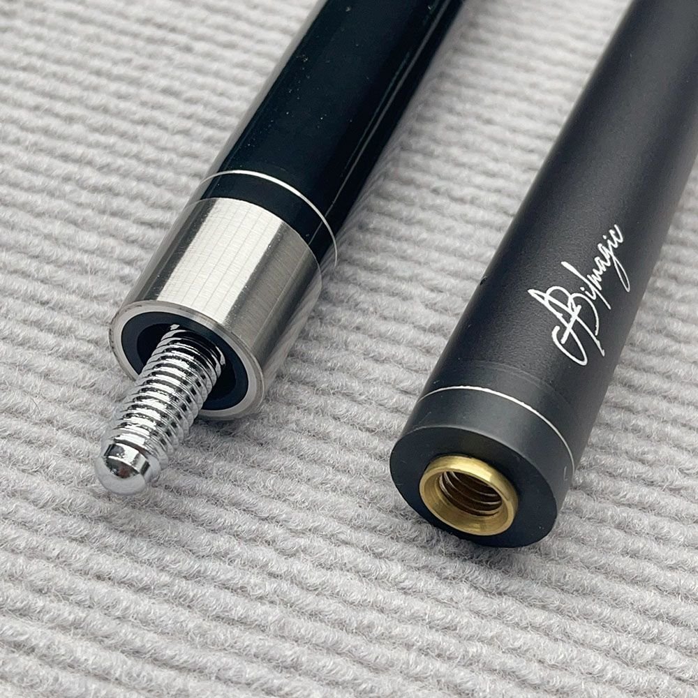 Wholesale Black Technology American Nine Ball Billiards Cue 1/2 Split Maple Billiard Pool Cue Stick