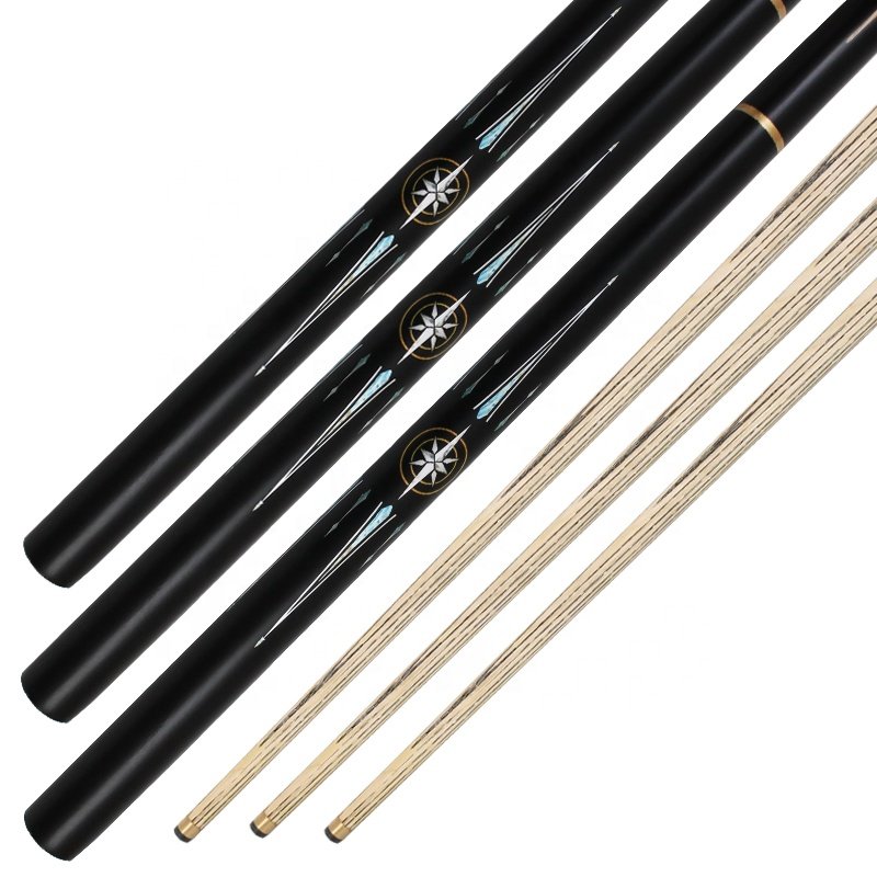 TQG-JX-041 3/4 Structure Billiards Rod Handmade Carbon Fiber Best-Selling Snooker Cue 57-Inch Custom Brass Single Stick 10mm Tip
