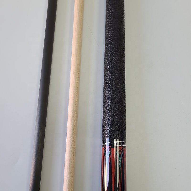 NEW Pool Carbon Cue Set 58inch+12.5mm Radial Pin Sticker Decal Hard Maple Wood With 2shafts Billiard Cues Stick for American