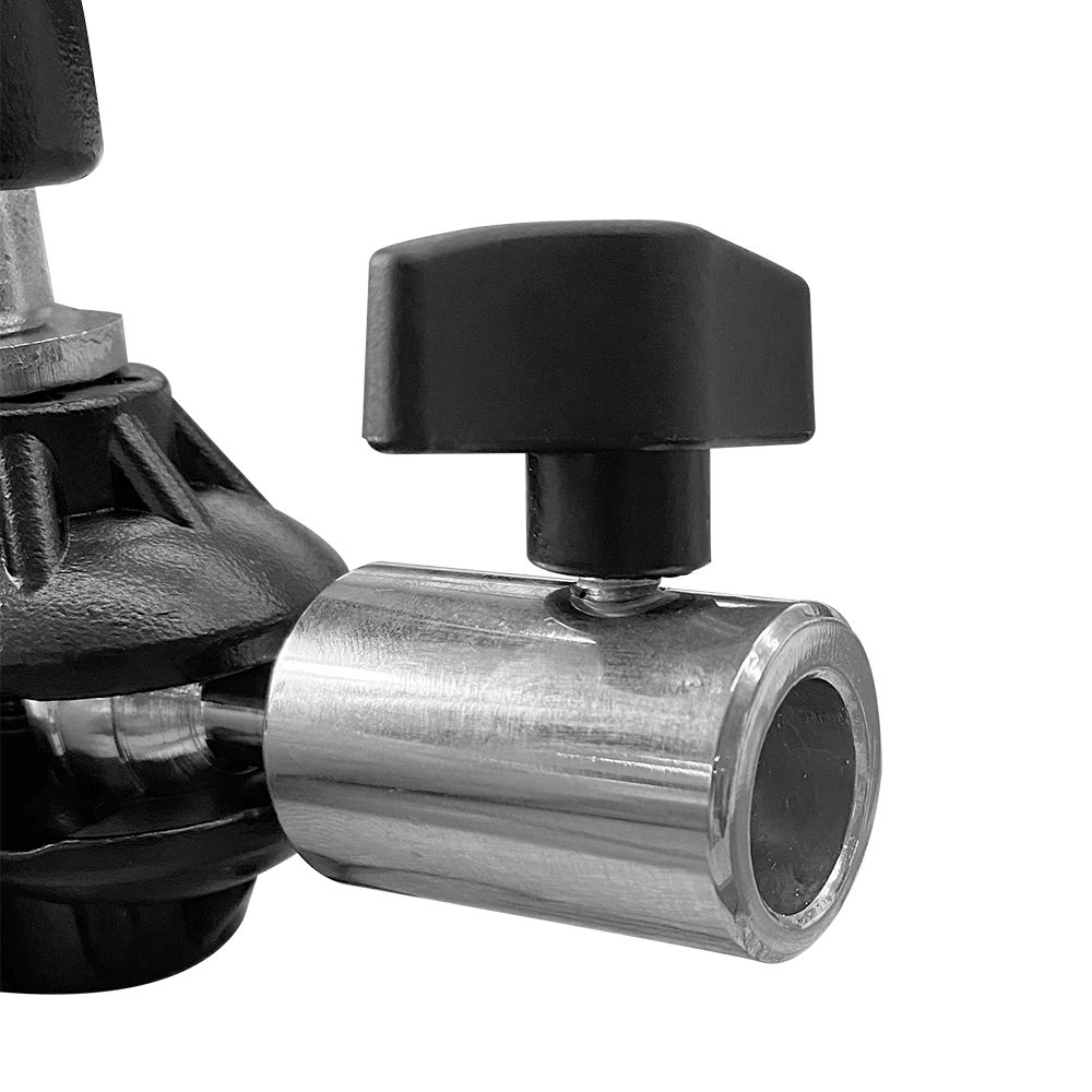 E-IMAGE EI-A60 Double Ball Joint Adapter with 5/8" Receiver & 11/8" Male Stud