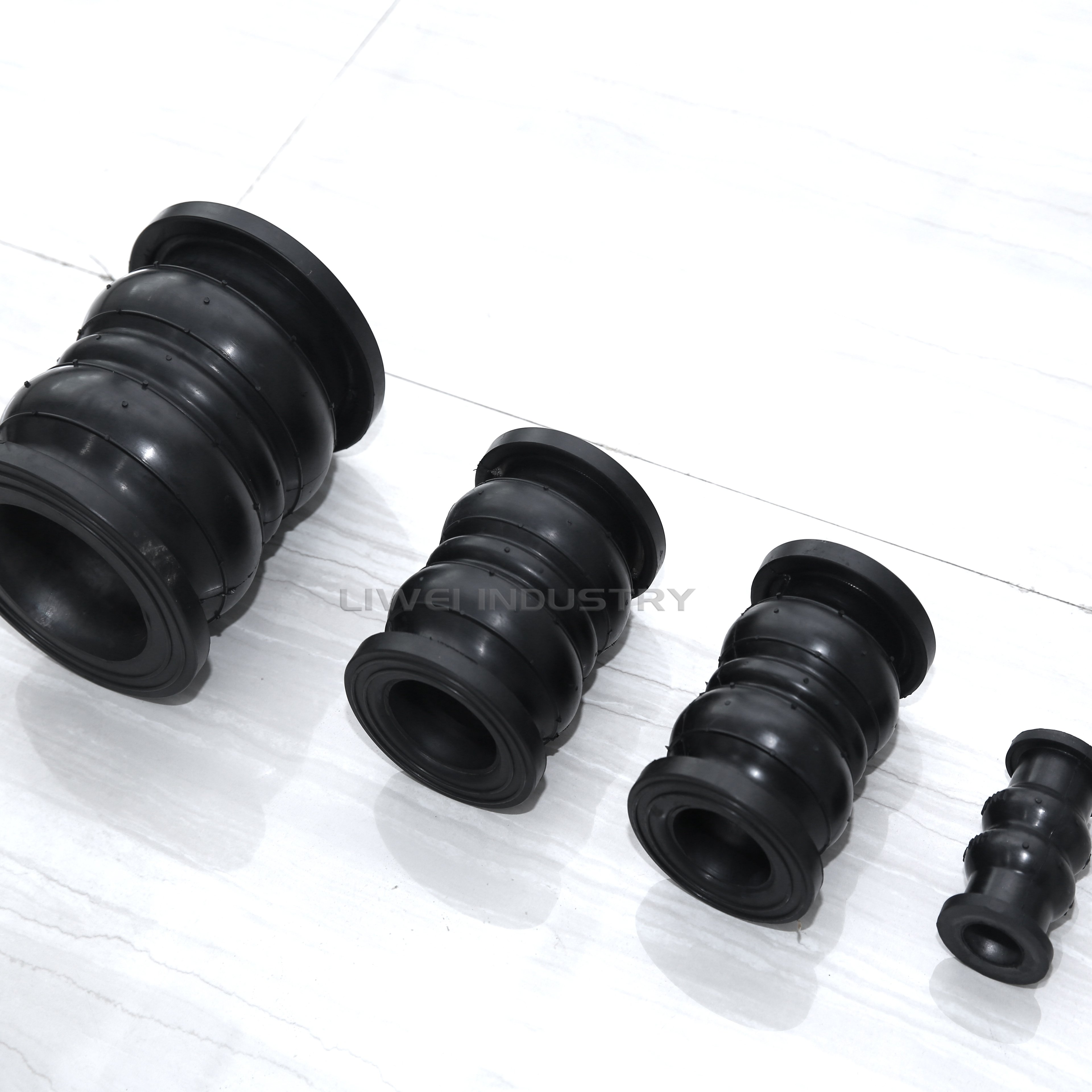 Engineering Use Large Diameter Double Ball Flexible Rubber Joint Epdm Double Sphere Compensator Rubber Expansion Joint