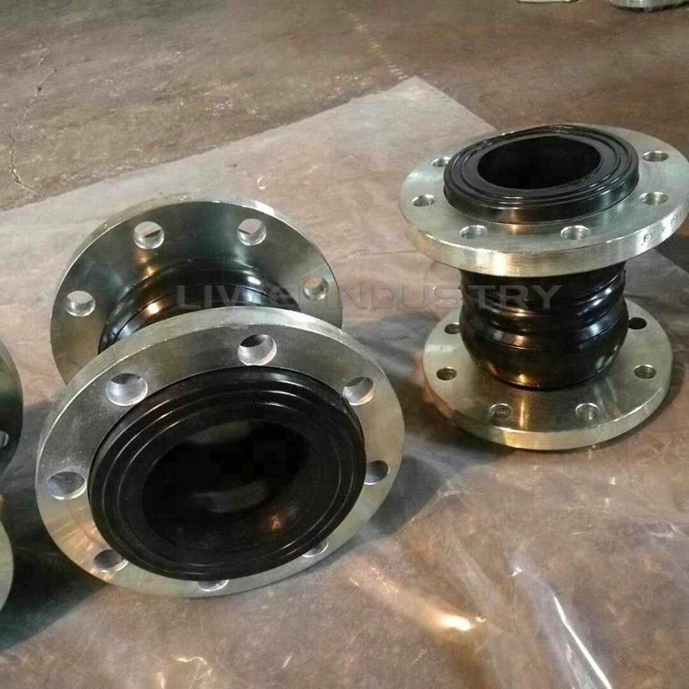Engineering Use Large Diameter Double Ball Flexible Rubber Joint Epdm Double Sphere Compensator Rubber Expansion Joint